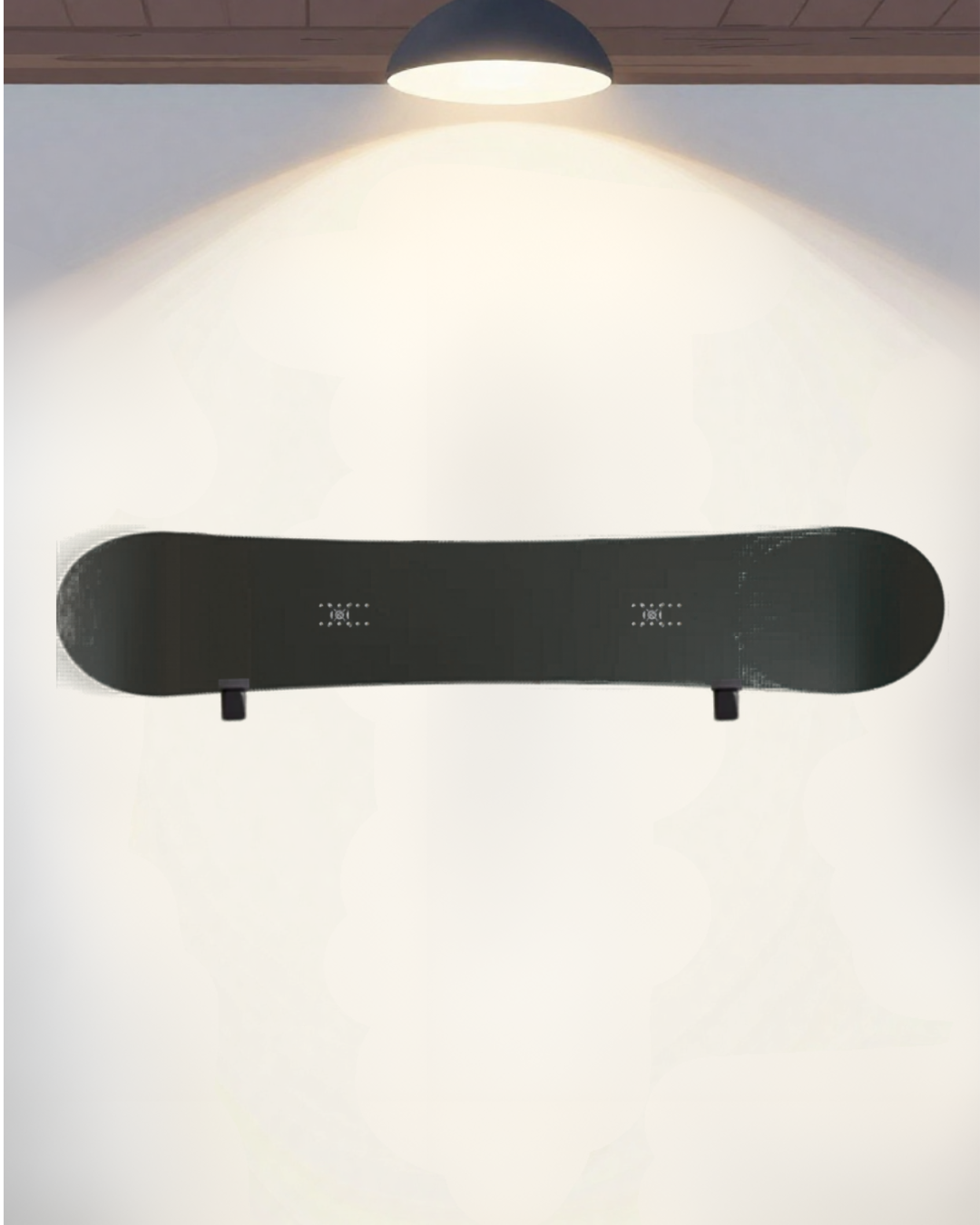 snowboard on wall mount