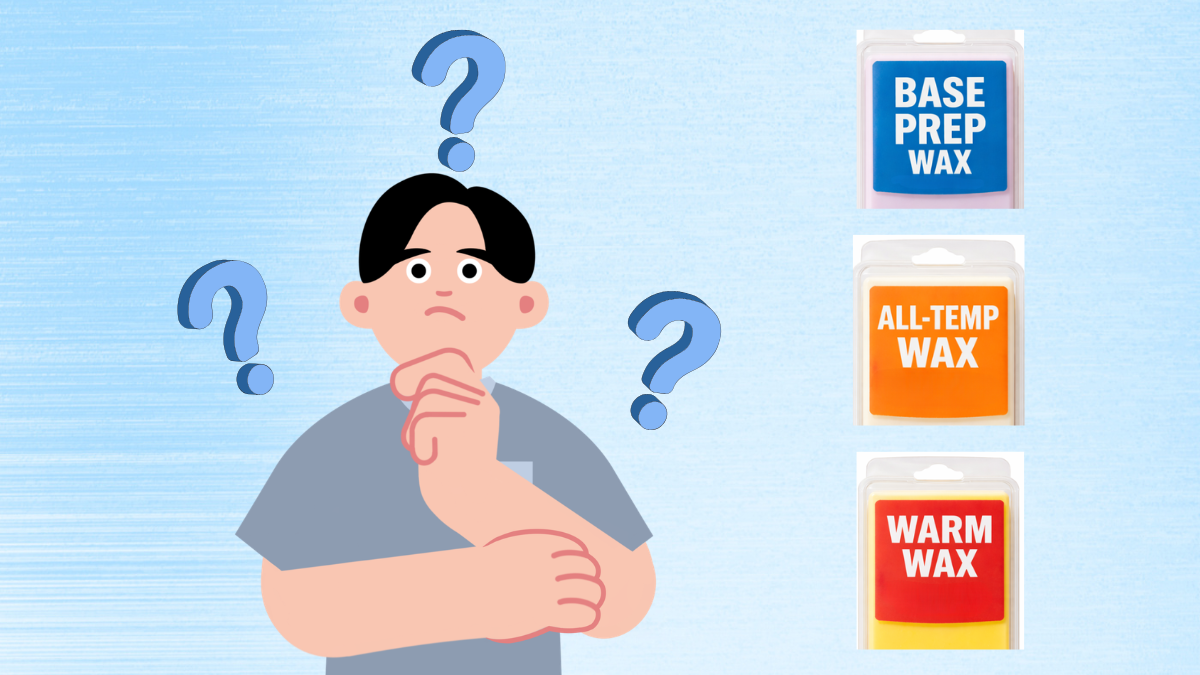 comparing storage wax: all temp, warm or base prep wax