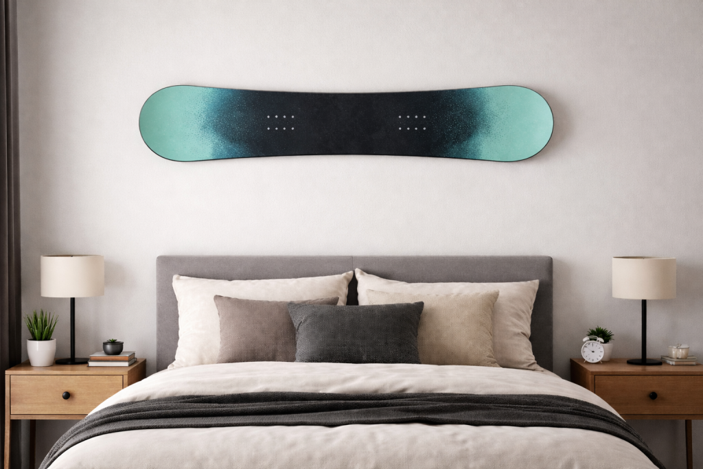 ideal snowboard storage environment: clean, dry, stable temperature